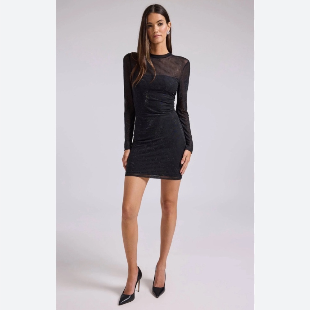 New! Generation‎ Love Dahlia
Crystal Mini Dress in Black Sz XS $295